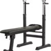Tunturi WB20 Halterbank - Fitnessbank - Trainingsbank - Utility Bench - Opklapbaar - Bankdrukbank - Kleur: Zwart -Tunturi 1050x1200