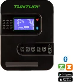 Tunturi Star Fit E100 HR I Plus Hometrainer - Ergometer - Fitnessfiets - Bluetooth - 21 Trainingsprogramma's - 16 Weerstandniveaus - Kleur: Zwart -Tunturi 1079x1200 1