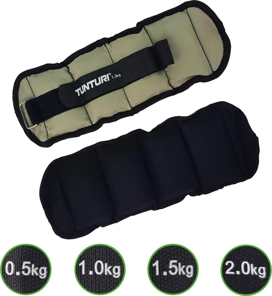 Tunturi Enkelgewichten En Polsgewichten - Gewichten - 2 X 1,0kg - Grijs 8 Tunturi Enkelgewichten En Polsgewichten - Gewichten - 2 X 1,0kg - Grijs - Afbeelding 6