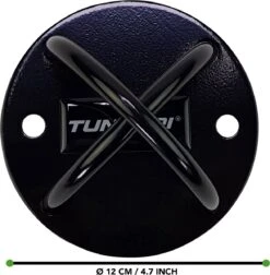 Tunturi Suspension Trainer Mount - Functional Training - Calisthenics - Slingtrainer - Incl. Plafondhaak - Zwart -Tunturi 1175x1200 1