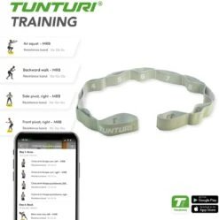 Tunturi Multi Weerstandsband - Resistance Band - Fitness Band - Incl. Gratis Fitness App -Tunturi 1188x1200 12