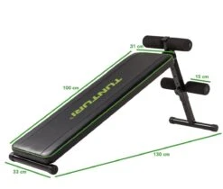 Tunturi AB20 Fitnessbank - Trainingsbank - Buikspierbank - Verstelbaar - Kleur: Zwart - Incl. Gratis Tunturi Training App -Tunturi 1200x1020