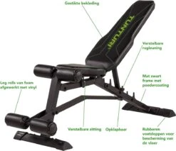 Tunturi UB80 Halterbank Verstelbaar - Fitnessbank Belastbaar Tot 200kg - Trainingsbank & Buikspierbank In één - Incl. Gratis Tunturi Training App 15 Tunturi UB80 Halterbank Verstelbaar - Fitnessbank Belastbaar Tot 200kg - Trainingsbank & Buikspierbank In één - Incl. Gratis Tunturi Training App -Tunturi 1200x1034