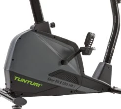 Tunturi Star Fit E100 HR I Plus Hometrainer - Ergometer - Fitnessfiets - Bluetooth - 21 Trainingsprogramma's - 16 Weerstandniveaus - Kleur: Zwart -Tunturi 1200x1079
