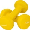 Tunturi Dumbbell Set - 2 X 1,5 Kg - Vinyl - Geel - Incl. Gratis Fitness App -Tunturi 1200x1091