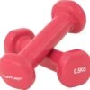 Tunturi Dumbell Set - 2 X 0,5 Kg - Vinyl - Roze - Incl. Gratis Fitness App
