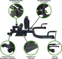 Tunturi WT20 Sissy Squat Station - Alternatief Voor Squat Rack - Squat Apparaat 24 Tunturi WT20 Sissy Squat Station - Alternatief Voor Squat Rack - Squat Apparaat -Tunturi 1200x1148