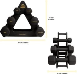Tunturi Gewichten Centuri - Halterset - Dumbbell Set - Neopreen Dummbbells - 1 T/m 3kg - 3 Paar - Incl. Gratis Fitness App 13 Tunturi Gewichten Centuri - Halterset - Dumbbell Set - Neopreen Dummbbells - 1 T/m 3kg - 3 Paar - Incl. Gratis Fitness App -Tunturi 1200x1150 1