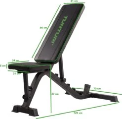 Tunturi UB40 Utility Bench Fitnessbank - Halterbank - Trainingsbank - Buikspierbank - Verstelbaar -Tunturi 1200x1165