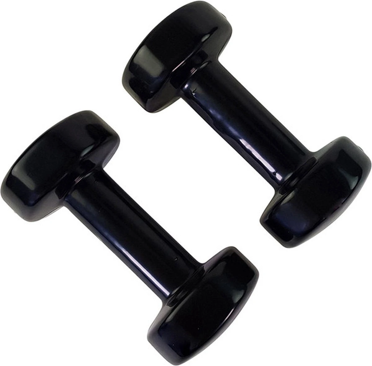 Tunturi Dumbbell Set - 2 X 5,0 Kg - Vinyl - Zwart - Incl. Gratis Fitness App 5 Tunturi Dumbbell Set - 2 X 5,0 Kg - Vinyl - Zwart - Incl. Gratis Fitness App - Afbeelding 3