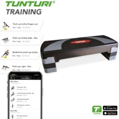 Tunturi Aerobic Step Compact - Fitness Step Verstelbaar - Aerobics Stepper - Zwart - Incl. Gratis Fitness App 12 Tunturi Aerobic Step Compact - Fitness Step Verstelbaar - Aerobics Stepper - Zwart - Incl. Gratis Fitness App -Tunturi 1200x1197