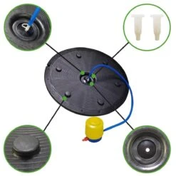Tunturi Balanstrainer Pro Met Handvatten - Balanskussen Met Resistance Band Set - Balansbal Incl. Meegeleverde Voetpomp - Incl. Gratis Fitness App -Tunturi 1200x1200 124