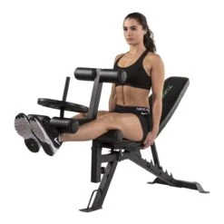 Tunturi UB60 Halterbank Verstelbaar - Fitnessbank Belastbaar Tot 200kg - Trainingsbank, Buikspierbank & Leg Extension In één -Tunturi 1200x1200 153