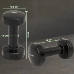 Tunturi Dumbbell Set - 2 X 5,0 Kg - Vinyl - Zwart - Incl. Gratis Fitness App 17 Tunturi Dumbbell Set - 2 X 5,0 Kg - Vinyl - Zwart - Incl. Gratis Fitness App -Tunturi 1200x1200 161