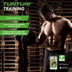 Tunturi Dumbbellset - Halterset - Totaal 15 Kg - Zwart Vinyl - Incl. Gratis Fitness App 16 Tunturi Dumbbellset - Halterset - Totaal 15 Kg - Zwart Vinyl - Incl. Gratis Fitness App -Tunturi 1200x1200 186