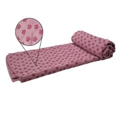 Tunturi Silicone Yoga Handdoek Met Anti Slip - Incl. Draagtas - Roze -Tunturi 1200x1200 23