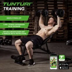 Tunturi Selector Dumbbell - Halterset - Dumbbell Set - Verstelbare Dumbbell - 12,5kg - Incl. Gratis Fitness App -Tunturi 1200x1200 231