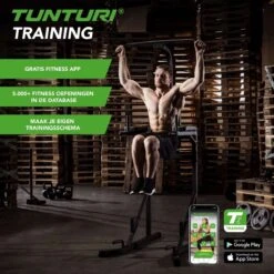 Tunturi PT20 Power Tower - Pull Up Station - Dip Station - Sit Up - Bankdrukken - Incl. Gratis Fitness App -Tunturi 1200x1200 263