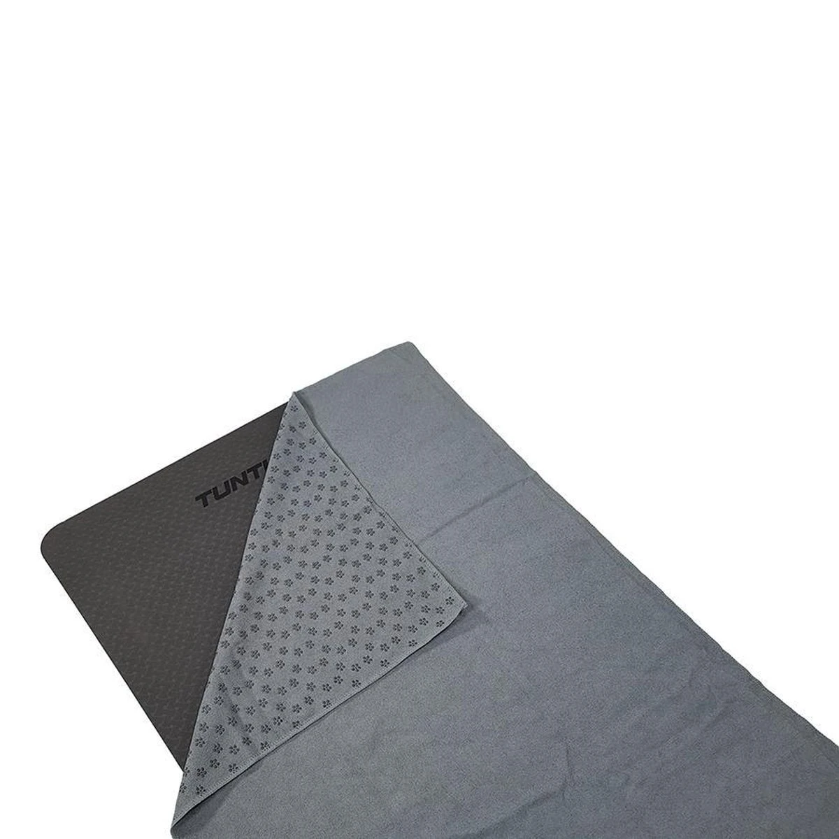 Tunturi Silicone Yoga Handdoek Met Anti Slip - Incl. Draagtas - Grijs 6 Tunturi Silicone Yoga Handdoek Met Anti Slip - Incl. Draagtas - Grijs - Afbeelding 4