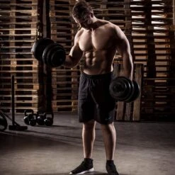 Tunturi Gewichten - Halterset - Dumbbell Set - 2 Stuks - Totaal 28kg - Zwart - Vinyl - Incl. Gratis Fitness App -Tunturi 1200x1200 64