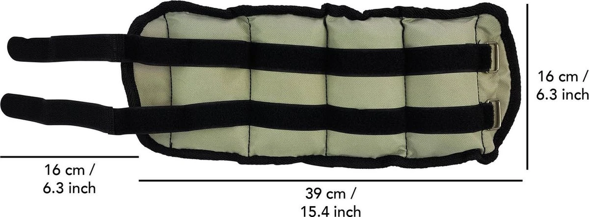 Tunturi Enkelgewichten En Polsgewichten - Gewichten - 2 X 2,0kg - Grijs 6 Tunturi Enkelgewichten En Polsgewichten - Gewichten - 2 X 2,0kg - Grijs - Afbeelding 4