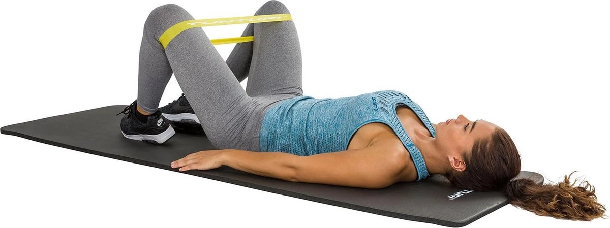 Tunturi 4 Weerstandsbanden Set - Mini Power Body Band - Weerstandsband - Fitness Elastiek - Fitnessband - Trainingsband - Gymnastiekband - Incl. Gratis Fitness App 9 Tunturi 4 Weerstandsbanden Set - Mini Power Body Band - Weerstandsband - Fitness Elastiek - Fitnessband - Trainingsband - Gymnastiekband - Incl. Gratis Fitness App - Afbeelding 7