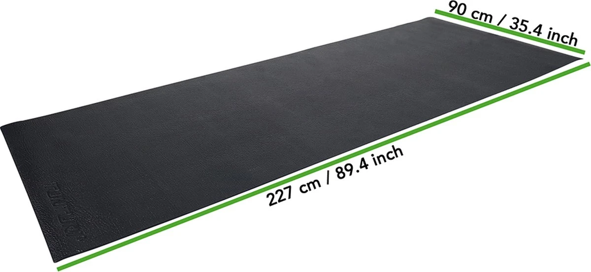 Tunturi Roeitrainer Mat - Vloerbeschermmat - 227 X 90 X 0,4 Cm - Zwart 4 Tunturi Roeitrainer Mat - Vloerbeschermmat - 227 X 90 X 0,4 Cm - Zwart - Afbeelding 2
