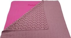Tunturi Silicone Yoga Handdoek Met Anti Slip - Incl. Draagtas - Roze -Tunturi 1200x638
