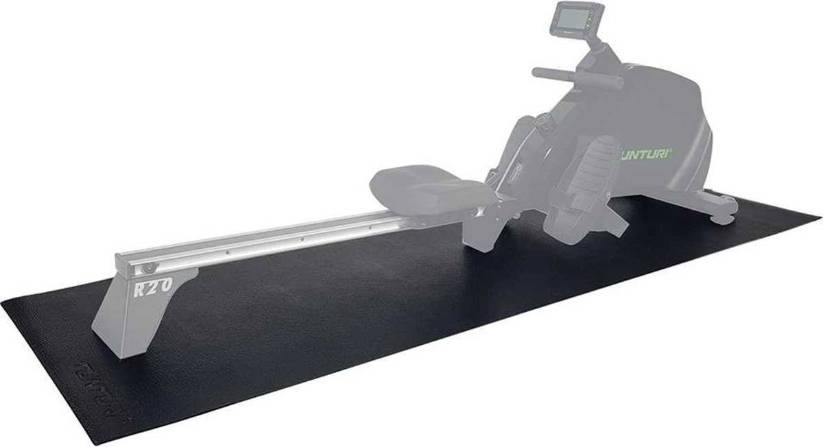 Tunturi Roeitrainer Mat - Vloerbeschermmat - 227 X 90 X 0,4 Cm - Zwart 3 Tunturi Roeitrainer Mat - Vloerbeschermmat - 227 X 90 X 0,4 Cm - Zwart