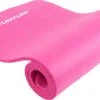 Tunturi Fitnessmat - Yogamat - Sportmat Gemaakt Van Zacht NBR Materiaal - 180 X 60 X 1,5cm - Roze - Incl. Gratis Fitness App