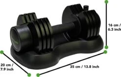 Tunturi Selector Dumbbell - Halterset - Dumbbell Set - Verstelbare Dumbbell - 12,5kg - Incl. Gratis Fitness App -Tunturi 1200x768