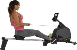 Tunturi Star Fit R100 Roeitrainer - Roeimachine Met 24 Weerstandsniveaus - Roeiapparaat Voor Thuis - Opklapbaar - Kleur: Zwart -Tunturi 1200x787