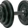 Tunturi Gewichten Gietijzer Totaal 20kg - Halterset Met Schroefsluiting - Dumbbell Set - 1 Halterstang - 30mm - Incl. Gratis Fitness App -Tunturi 1200x788