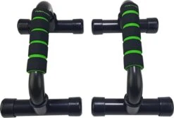 Tunturi Opdruksteunen - Parallettes -Push-up Bar - Push-up Steun - Opdrukbeugel - Zwart/Groen 12 Tunturi Opdruksteunen - Parallettes -Push-up Bar - Push-up Steun - Opdrukbeugel - Zwart/Groen -Tunturi 1200x814