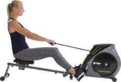 Tunturi Cardio Fit R20 Roeitrainer - Inklapbaar - Roeimachine Met 4 Weerstandsniveaus - Roeiapparaat Voor Thuis - Opklapbaar -Tunturi 1200x817