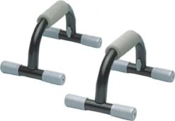 Tunturi Opdruksteunen - Parallettes -Push-up Bar - Push-up Steun - Metaal - Zwart -Tunturi 1200x829