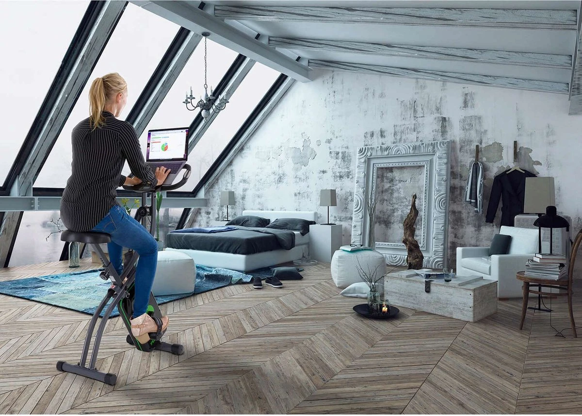 Tunturi Cardio Fit B20 X-bike - Hometrainer - Fitnessfiets - Fietstrainer - Opvouwbaar - Verstelbaar - 8 Weerstandsniveaus 11 Tunturi Cardio Fit B20 X-bike - Hometrainer - Fitnessfiets - Fietstrainer - Opvouwbaar - Verstelbaar - 8 Weerstandsniveaus - Afbeelding 9