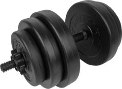 Tunturi Dumbbellset - Halterset - Totaal 15 Kg - Zwart Vinyl - Incl. Gratis Fitness App 15 Tunturi Dumbbellset - Halterset - Totaal 15 Kg - Zwart Vinyl - Incl. Gratis Fitness App -Tunturi 1200x877