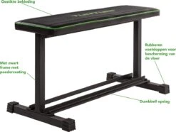 Tunturi FB20 Vlakke Halterbank - Flat Bench - Fitnessbank - Trainingsbank -Tunturi 1200x905 1