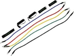 Tunturi Resistance Band Set - Weerstandsbanden - Fitness Elastiek - 5 Stuks + Accessoires - Incl. Gratis Fitness App -Tunturi 1200x912 1