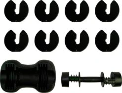 Tunturi Selector Dumbbell - Halterset - Dumbbell Set - Verstelbare Dumbbell - 12,5kg - Incl. Gratis Fitness App -Tunturi 1200x912