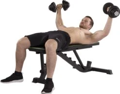 Tunturi UB40 Utility Bench Fitnessbank - Halterbank - Trainingsbank - Buikspierbank - Verstelbaar -Tunturi 1200x940