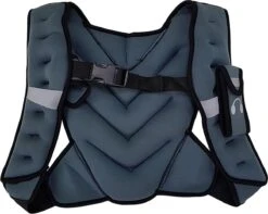 Tunturi Gewichstvest - Gewichtvest - Weight Vest - Gewichtsvest Hardlopen - Verstelbaar - 5kg - Grijs -Tunturi 1200x958