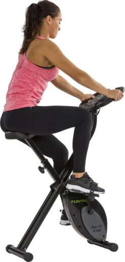 Tunturi Star Fit X100 X-bike - Hometrainer - Fitnessfiets - Opvouwbaar - Verstelbaar - 8 Weerstandsniveaus - Opvouwbare Hometrainer -Tunturi 574x1200