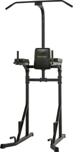 Tunturi PT20 Power Tower - Pull Up Station - Dip Station - Sit Up - Bankdrukken - Incl. Gratis Fitness App