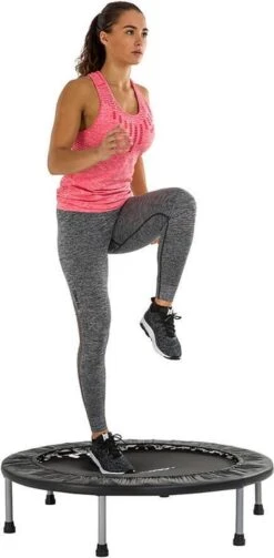 Tunturi Funhop Fitness Trampoline - Mini Trampoline - 95cm Springoppervlak - Incl. Gratis Fitnessapp -Tunturi 589x1200