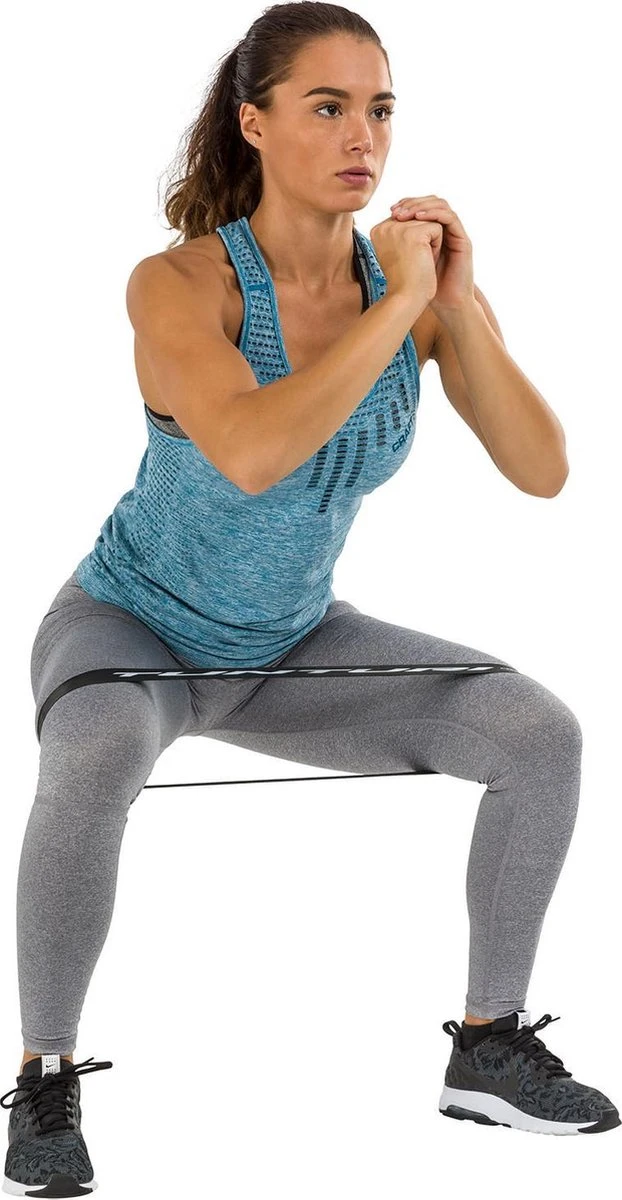 Tunturi 4 Weerstandsbanden Set - Mini Power Body Band - Weerstandsband - Fitness Elastiek - Fitnessband - Trainingsband - Gymnastiekband - Incl. Gratis Fitness App 8 Tunturi 4 Weerstandsbanden Set - Mini Power Body Band - Weerstandsband - Fitness Elastiek - Fitnessband - Trainingsband - Gymnastiekband - Incl. Gratis Fitness App - Afbeelding 6