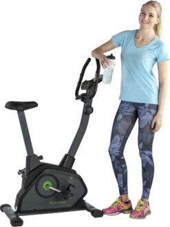 Tunturi Cardio Fit B35 Hometrainer - Fitnessfiets - 8 Weerstandsniveaus - Hartslagmonitor - Ergonomisch - Verstelbaar Stuur - Transportwielen -Tunturi 897x1200