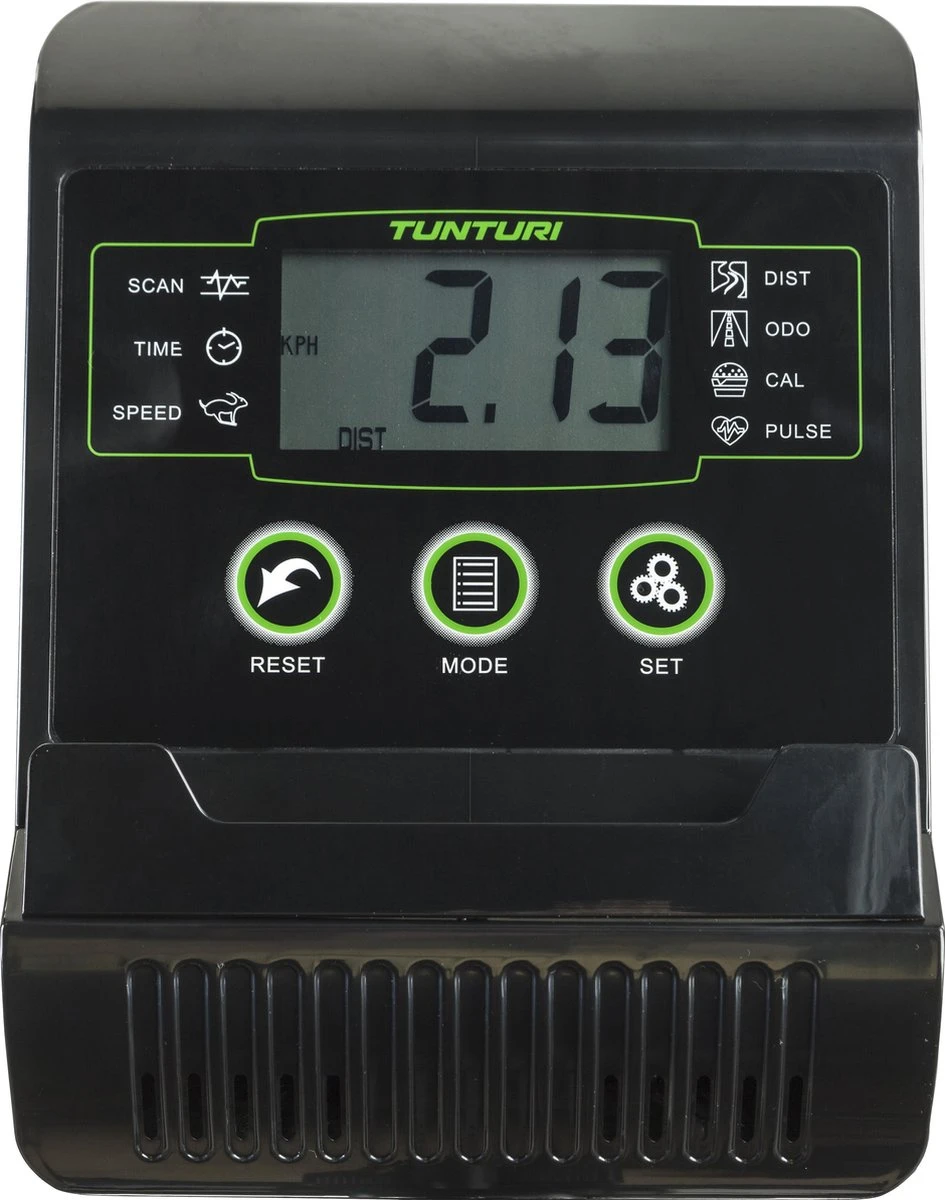 Tunturi Cardio Fit C30 Crosstrainer - Fitness Trainer Met 8 Weerstandsniveaus - Voorzien Van Hartslagmeter En Tablethouder 7 Tunturi Cardio Fit C30 Crosstrainer - Fitness Trainer Met 8 Weerstandsniveaus - Voorzien Van Hartslagmeter En Tablethouder - Afbeelding 5