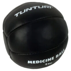Tunturi Medicine Ball Leather, Black